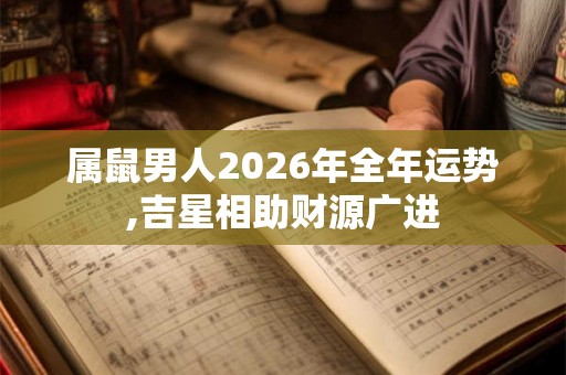 属鼠男人2026年全年运势,吉星相助财源广进