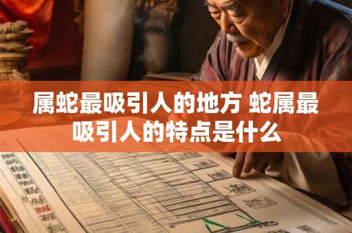 属蛇最吸引人的地方 蛇属最吸引人的特点是什么
