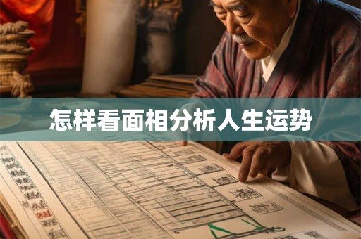 怎样看面相分析人生运势