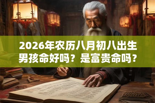 2026年农历八月初八出生男孩命好吗?是富贵命吗? 2026年农历八月初八出生男孩命好吗?是富贵命吗?