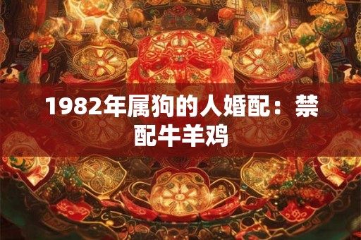 1982年属狗的人婚配：禁配牛羊鸡