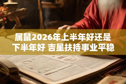 属鼠2026年上半年好还是下半年好 吉星扶持事业平稳