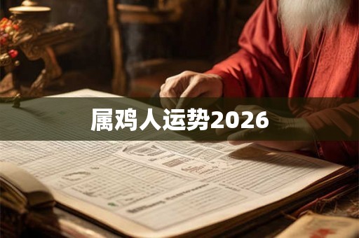 属鸡人运势2026 属鸡人运势2026