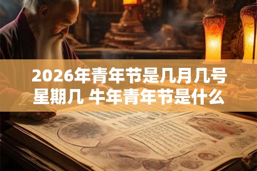 2026年青年节是几月几号星期几 牛年青年节是什么时候