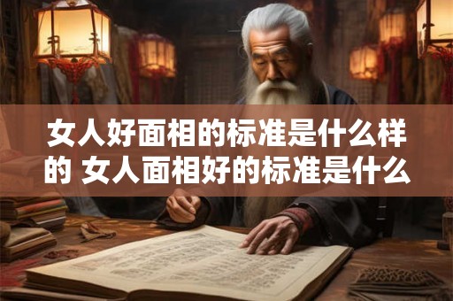 女人好面相的标准是什么样的 女人面相好的标准是什么