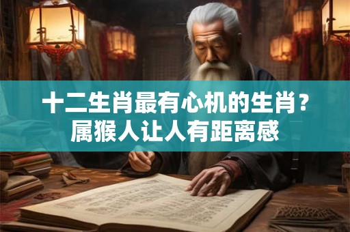 十二生肖最有心机的生肖?属猴人让人有距离感 十二生肖最有心机的生肖?属猴人让人有距离感