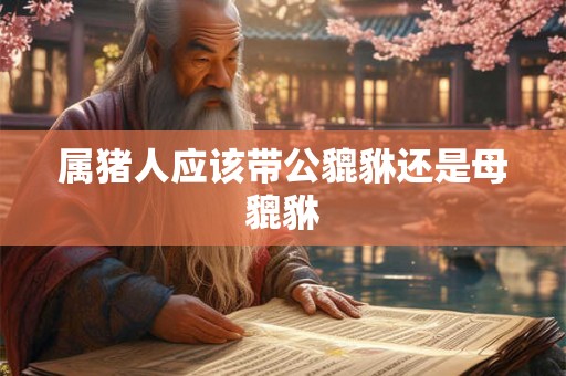 属猪人应该带公貔貅还是母貔貅