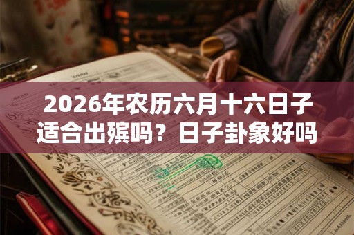 2026年农历六月十六日子适合出殡吗?日子卦象好吗? 2026年农历六月十六日子适合出殡吗?日子卦象好吗?