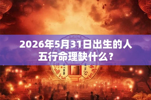2026年5月31日出生的人五行命理缺什么？
