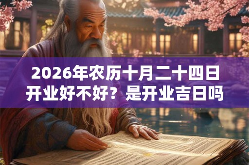 2026年农历十月二十四日开业好不好?是开业吉日吗? 2026年农历十月二十四日开业好不好?是开业吉日吗?