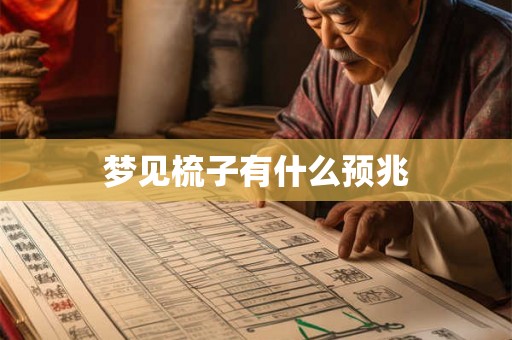 梦见梳子有什么预兆