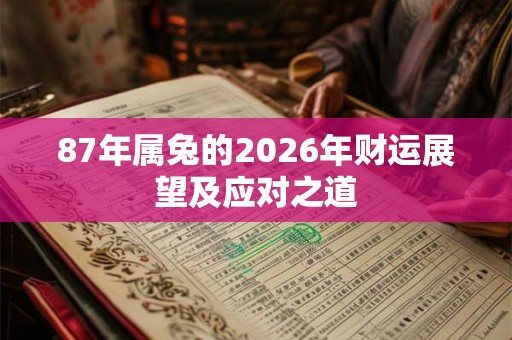 87年属兔的2026年财运展望及应对之道 87年属兔的2026年财运展望及应对之道