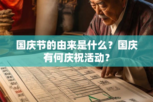 国庆节的由来是什么？国庆有何庆祝活动？