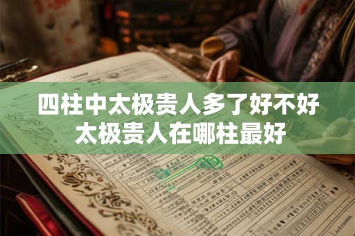 四柱中太极贵人多了好不好 太极贵人在哪柱最好