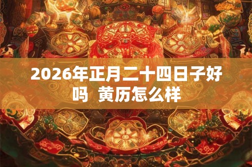 2026年正月二十四日子好吗  黄历怎么样