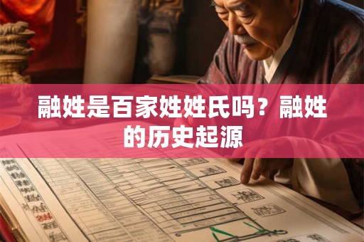 融姓是百家姓姓氏吗？融姓的历史起源