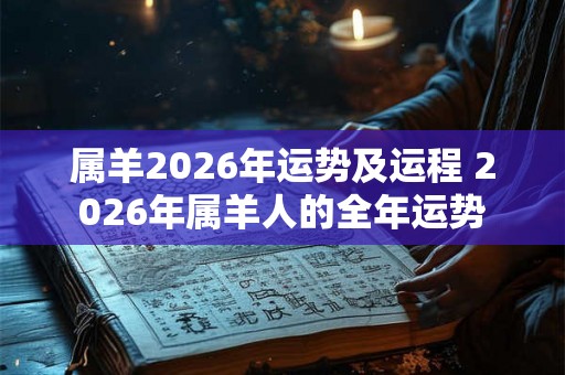 属羊2026年运势及运程 2026年属羊人的全年运势