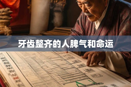 牙齿整齐的人脾气和命运