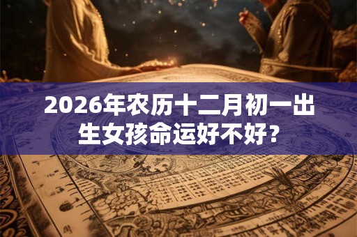 2026年农历十二月初一出生女孩命运好不好？
