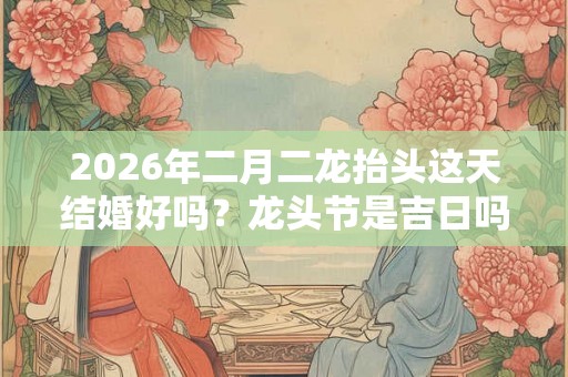2026年二月二龙抬头这天结婚好吗？龙头节是吉日吗？