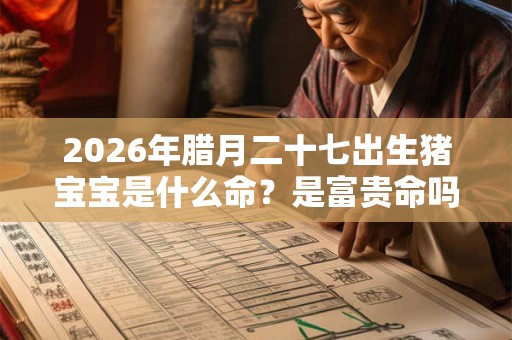 2026年腊月二十七出生猪宝宝是什么命?是富贵命吗? 2026年腊月二十七出生猪宝宝是什么命?是富贵命吗?