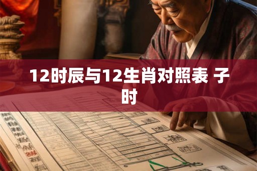 12时辰与12生肖对照表 子时 12时辰与12生肖对照表 子时
