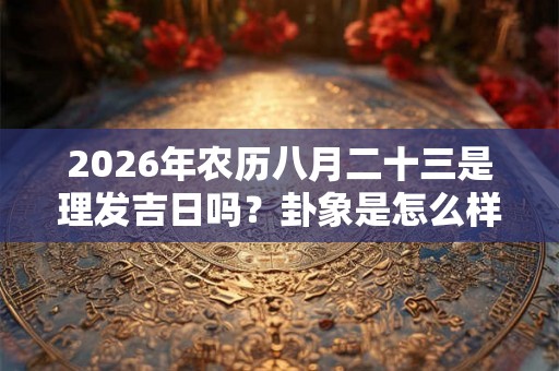 2026年农历八月二十三是理发吉日吗？卦象是怎么样的？
