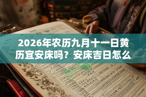 2026年农历九月十一日黄历宜安床吗？安床吉日怎么选择？