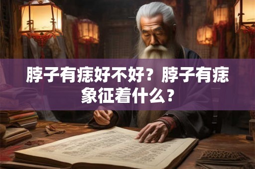 脖子有痣好不好？脖子有痣象征着什么？