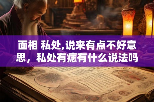 面相 私处,说来有点不好意思，私处有痣有什么说法吗？