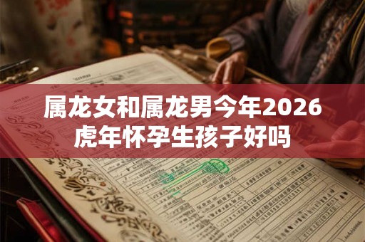 属龙女和属龙男今年2026虎年怀孕生孩子好吗