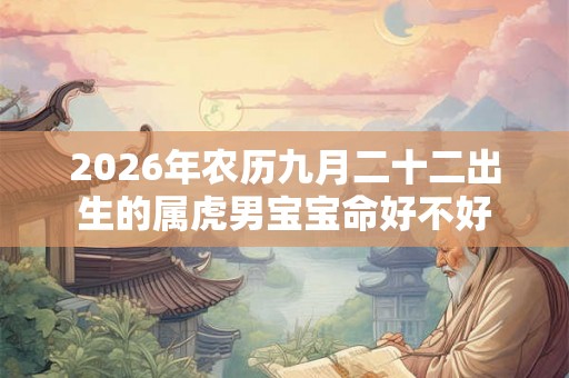 2026年农历九月二十二出生的属虎男宝宝命好不好 2026年农历九月二十二出生的属虎男宝宝命好不好