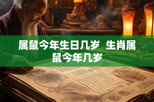 属鼠今年生日几岁 生肖属鼠今年几岁 属鼠今年生日几岁 生肖属鼠今年几岁