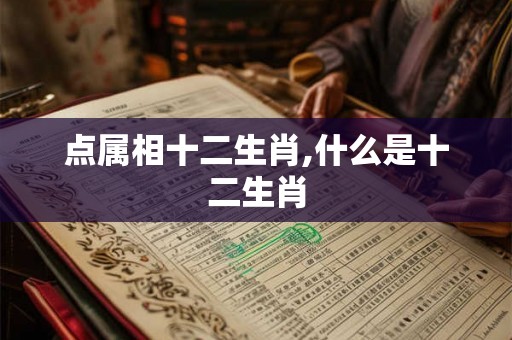 点属相十二生肖,什么是十二生肖