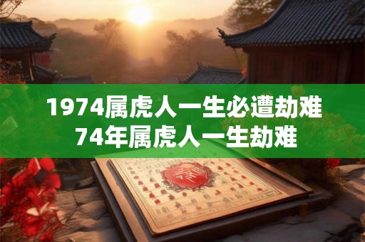 1974属虎人一生必遭劫难 74年属虎人一生劫难 1974属虎人一生必遭劫难 74年属虎人一生劫难