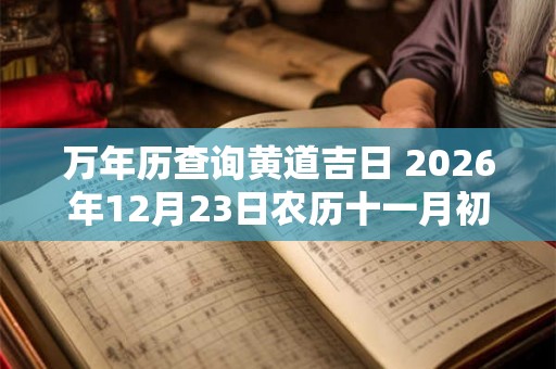 万年历查询黄道吉日 2026年12月23日农历十一月初九开工行吗