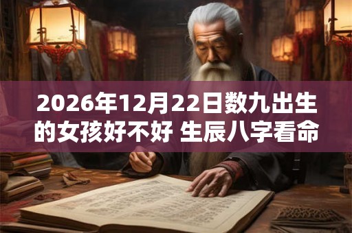 2026年12月22日数九出生的女孩好不好 生辰八字看命