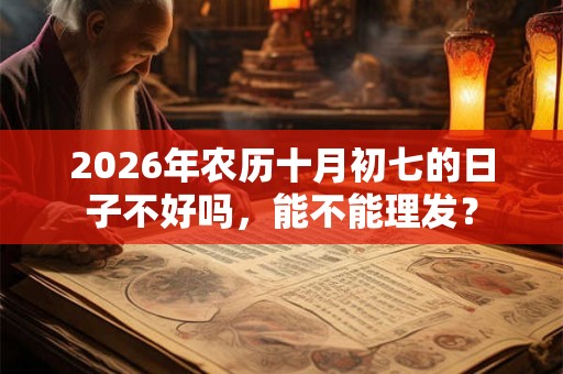 2026年农历十月初七的日子不好吗,能不能理发? 2026年农历十月初七的日子不好吗,能不能理发?