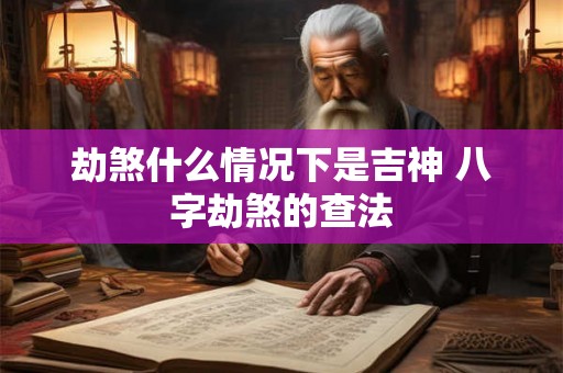 劫煞什么情况下是吉神 八字劫煞的查法 劫煞什么情况下是吉神 八字劫煞的查法