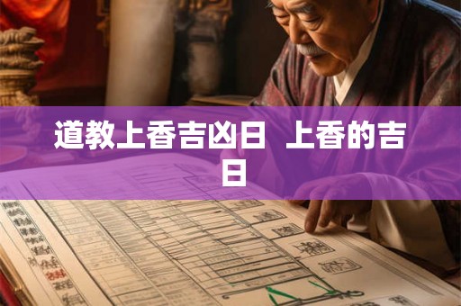 道教上香吉凶日  上香的吉日
