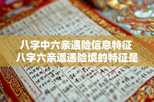 八字中六亲遇险信息特征 八字六亲遭遇险境的特征是什么 八字中六亲遇险信息特征 八字六亲遭遇险境的特征是什么