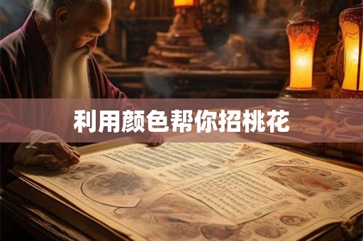 利用颜色帮你招桃花