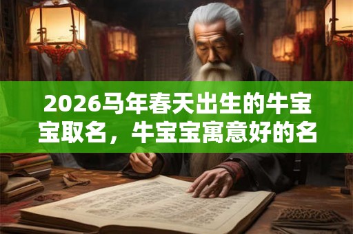 2026马年春天出生的牛宝宝取名，牛宝宝寓意好的名字大全