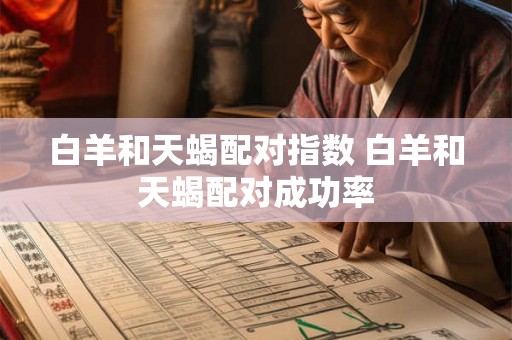白羊和天蝎配对指数 白羊和天蝎配对成功率 白羊和天蝎配对指数 白羊和天蝎配对成功率