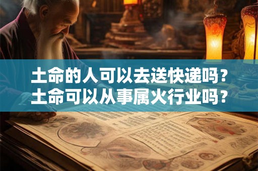 土命的人可以去送快递吗？土命可以从事属火行业吗？