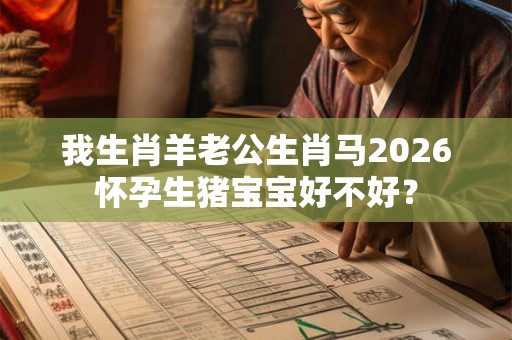 我生肖羊老公生肖马2026怀孕生猪宝宝好不好？