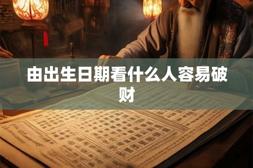 由出生日期看什么人容易破财