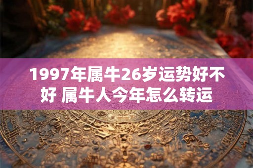 1997年属牛26岁运势好不好 属牛人今年怎么转运
