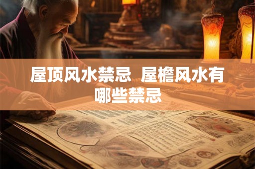 屋顶风水禁忌  屋檐风水有哪些禁忌