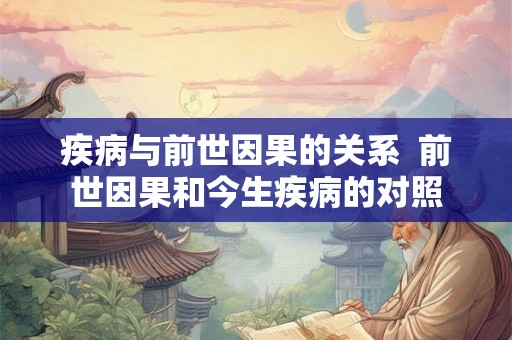 疾病与前世因果的关系 前世因果和今生疾病的对照 疾病与前世因果的关系 前世因果和今生疾病的对照